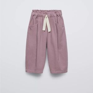 Zara Paperbag Pleated Pants